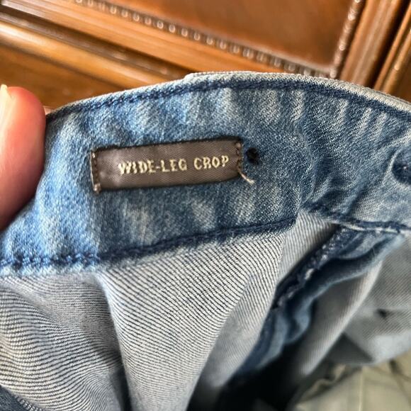 J Crew Point Sur high rise wide leg crop jeans - Picture 7 of 10